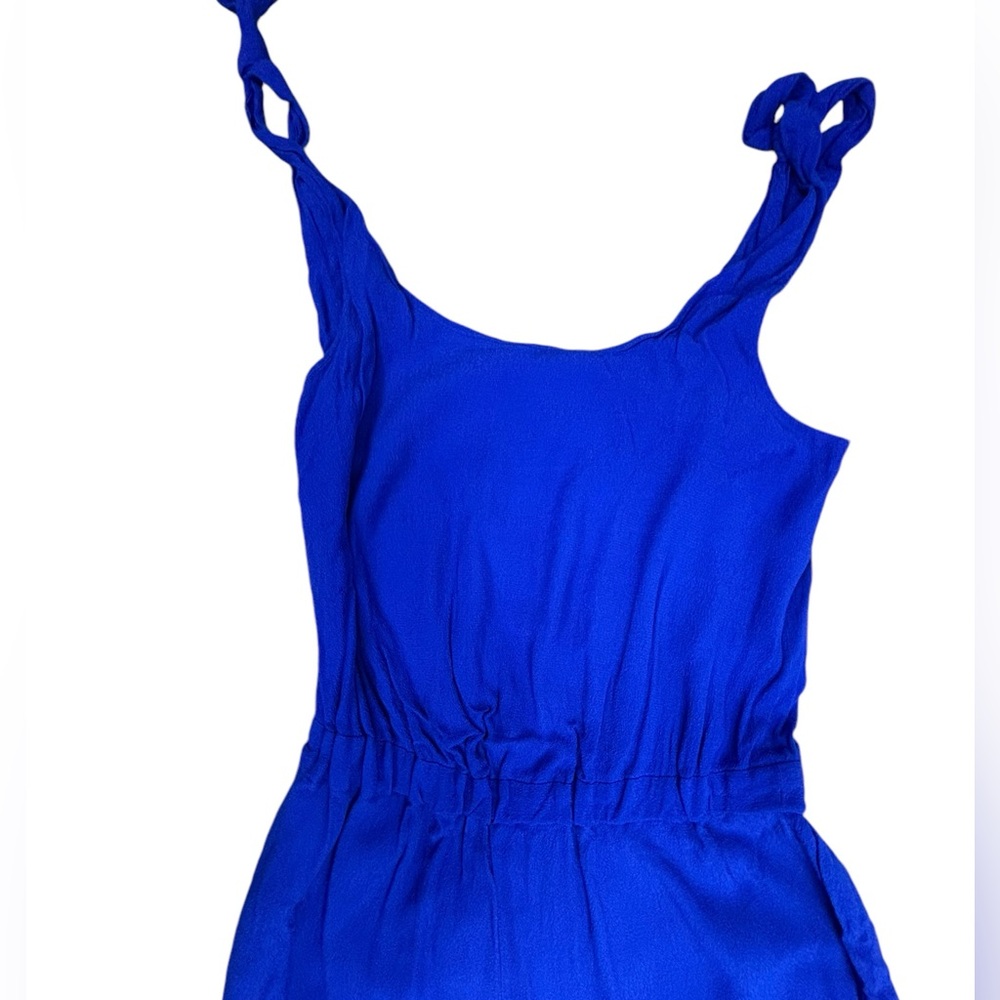 NWT Madewell- Summer Tie shoulder jumpsuit- XXS - Picture 4 of 8